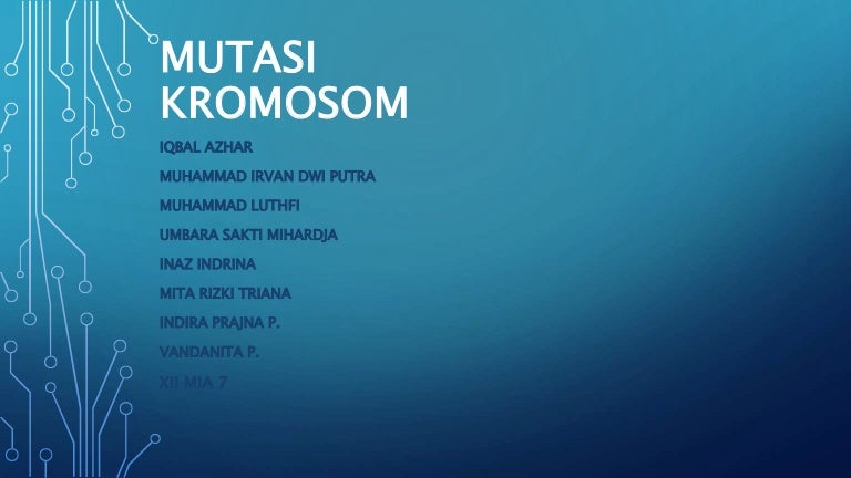 Mutasi Kromosom Materi Kelas Xii Sma Mutasi Kromosom Materi Kelas Xii Sma