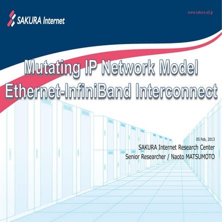 Mutating IP Network Model Ethernet-InfiniBand Interconnect