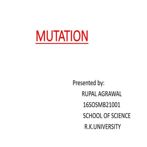 Mutation