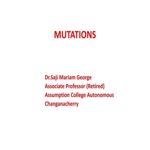 MUTATIONS   SMG