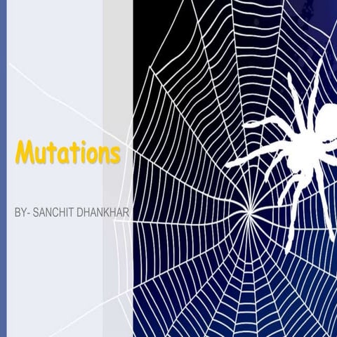 Mutations- Pharmaceutical Microbiology