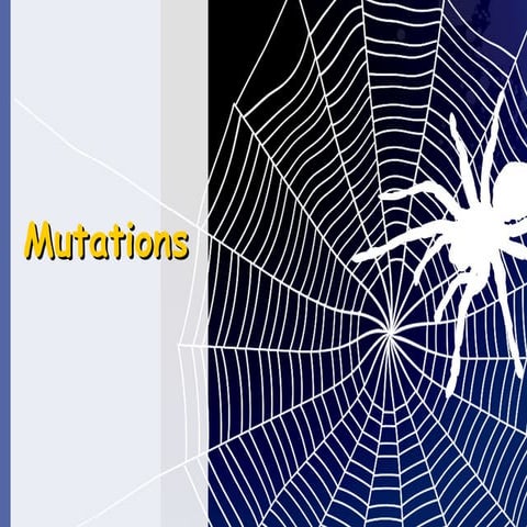 Mutations  Types Dr. Thirunahari Ugandhar