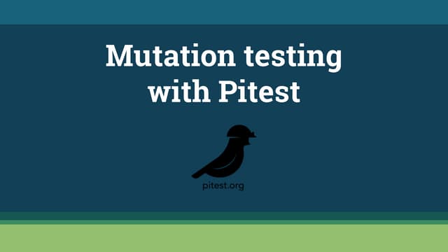 Mutation testing