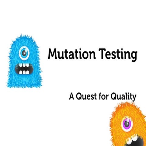 Igor Popov: Mutation Testing at I T.A.K.E. Unconference 2015