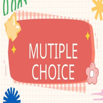 MUTIPLE CHOICE ABOUT CULTURAL DIFFERENCE.pptx