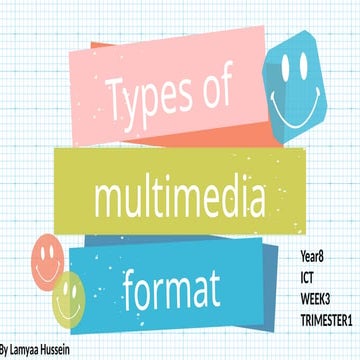 Multimedia file format-images file format