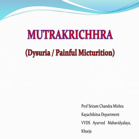 Mutrakricchra