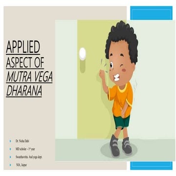 mutra vega dharan presentation ppt.pptx