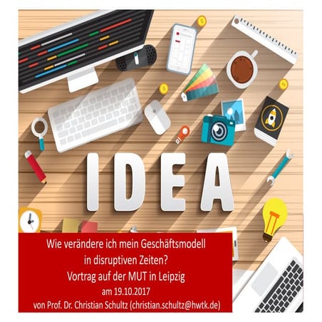 Wie verändere ich mein Geschäftsmodell in disruptiven Zeiten?