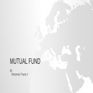 Mutual funds
