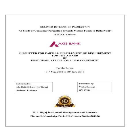 Mutual fund perception