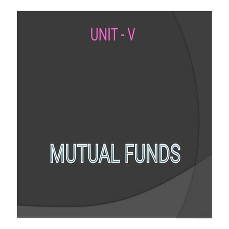 Mutual funds 1