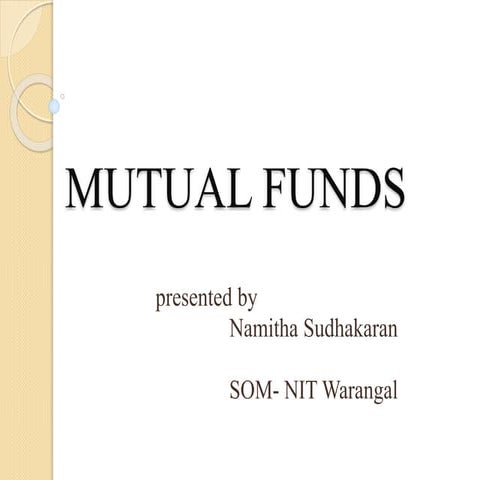 Mutual funds