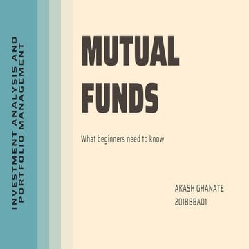 Mutual funds