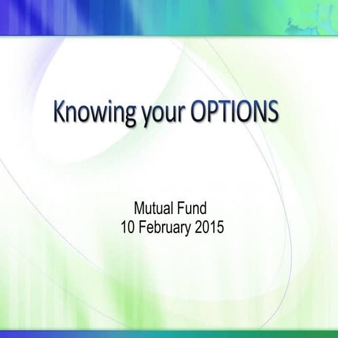 Mutual funds creating your portfolio | PDF