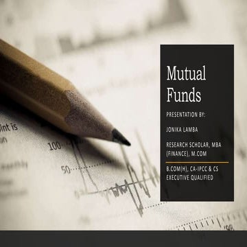 Mutual funds basics ppt | PPTX