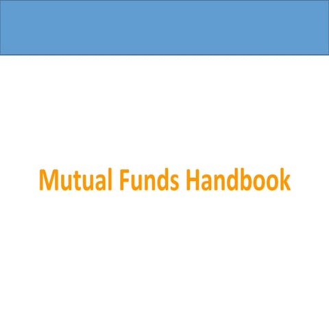 Mutual Funds Handbook