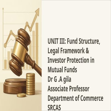 This PPT explains about the legal framework and Investor protection in ...