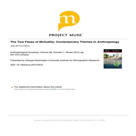 Mutuality pina cabral