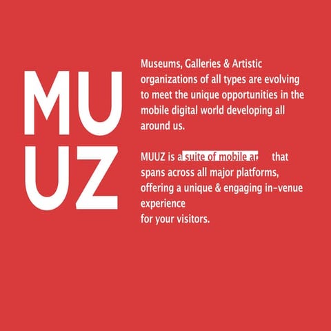 MUUZ Mobile App Suite