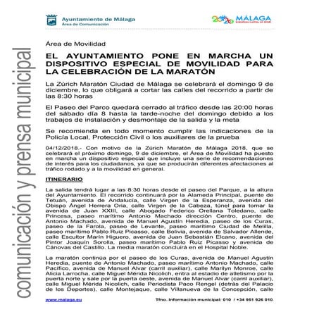 EL AYUNTAMIENTO PONE EN MARCHA UN  DISPOSITIVO ESPECIAL DE MOVILIDAD PARA LA ...