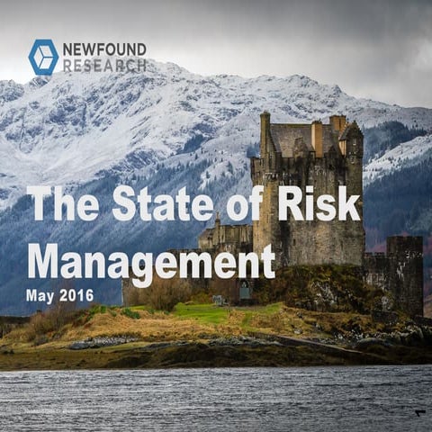 The State of Risk Management