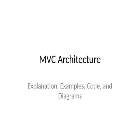 Comprehensive Guide to MVC Architecture with Python Examples and ...