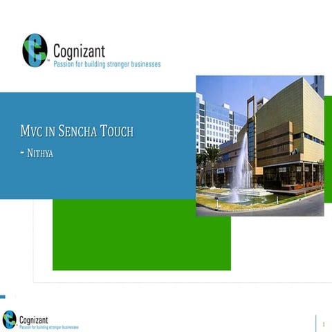 Workshop on Sencha Touch - Part 3 - MVC in sencha touch