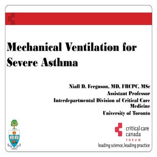 Mechanical Ventilation for severe A...