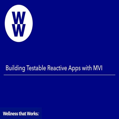 Building Testable Reactive Apps with MVI
