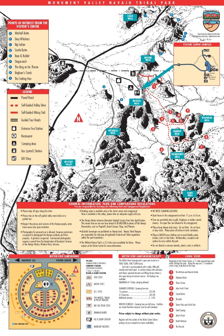 35 Map Of Monument Valley Maps Database Source