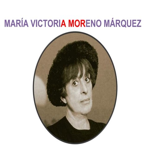 MARIA VICTORIA MORENO