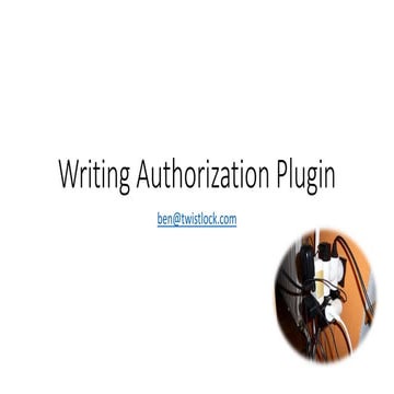 Docker meetup Mountain View - Bernstein