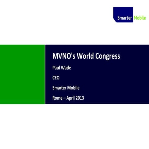 Mvno summit rome 2013