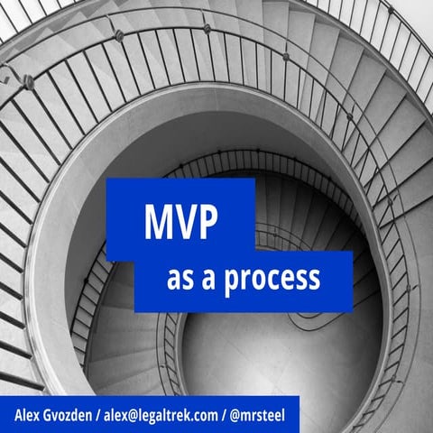 MVP as a process. How @LegalTrek incorporated ‪#‎Lean‬ in building their lega...