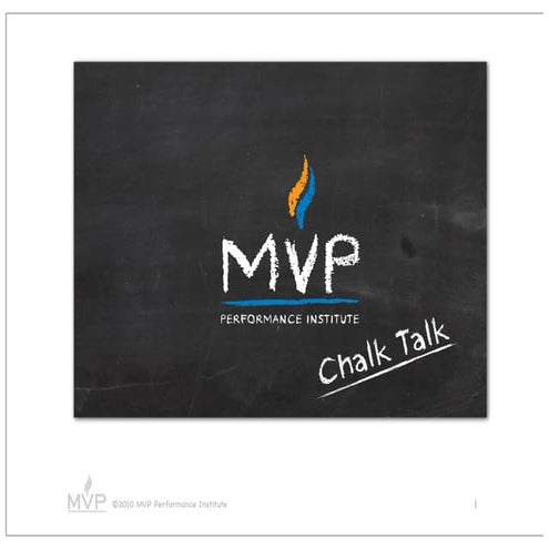 Mvp Chalk Talk