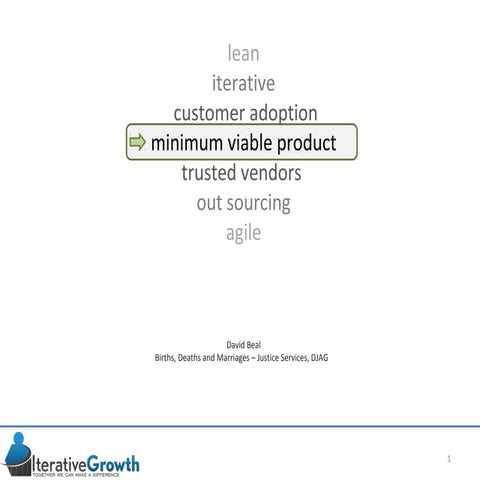 Minimal Viable Product