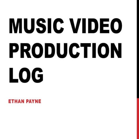 Mv production log | PPTX