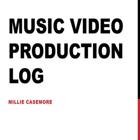 Mv Production Log 