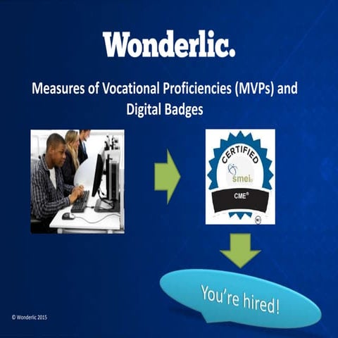 Measures of Vocational Proficiencies (MVPs)