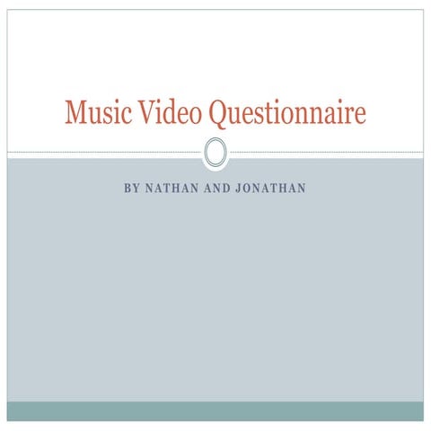 Mv questionnaire 1