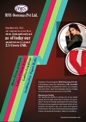 MVS Overseas Pvt ltd.Gujarat India