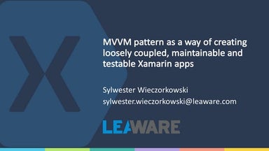 Mvvm Pattern in Xamarin - MvvmCross and Xamarin.Forms