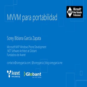 Taller MVVM Imagine Camp Medellín (Intermedio)