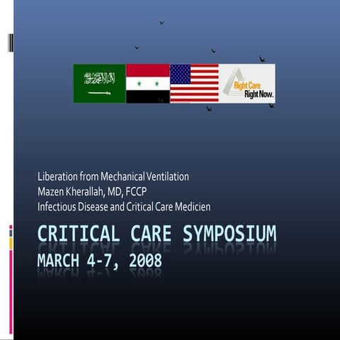 Weaning from mechanical ventilator