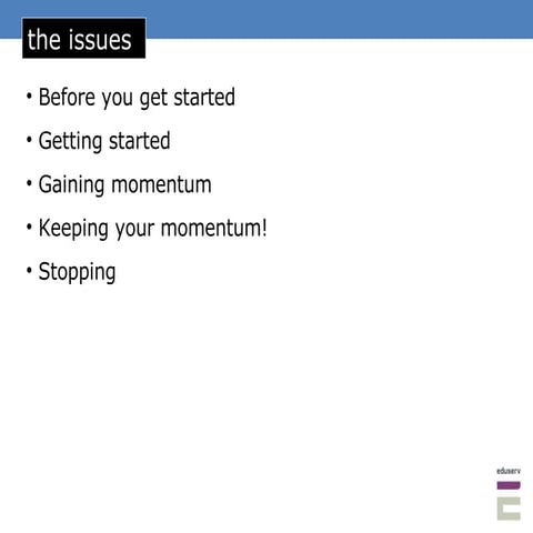 Mw2008 Blog Workshop Issues