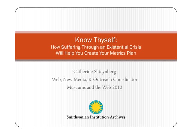 Know Thyself: How Suffering Through An Existential Crisis Will Help you Plan ...