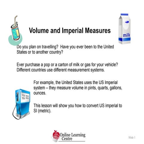 MWA10 3.4 Volume Imperial Measurement
