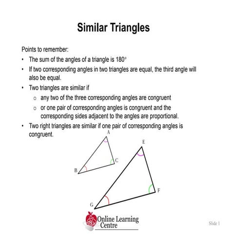 MWA 10 6.4 Similar Triangles