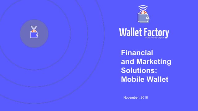 Mobile Wallet functions